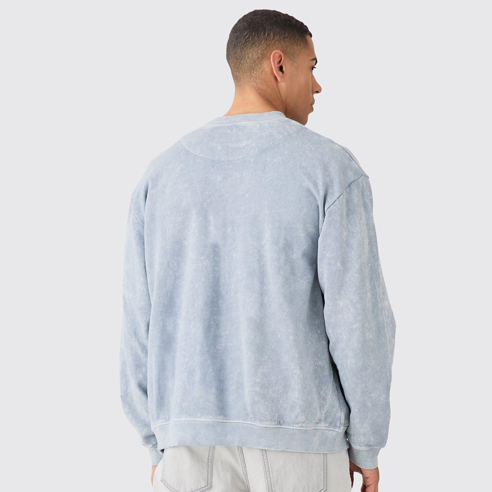 Oversized Boxy Extended Neck Homme Star Sweatshirt